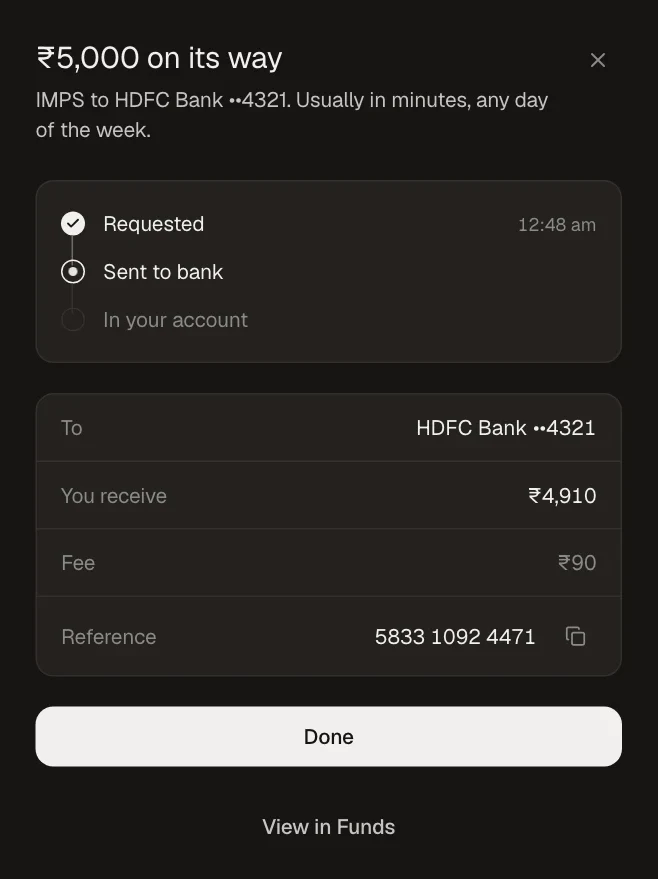 Mochatrade on the web: on its way to your bank